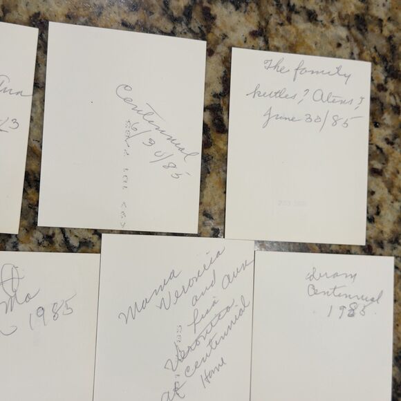 Vintage Photos 1985 Prairie Pioneer Centennial Days Costumes Handwritten Notes - Picture 14 of 16